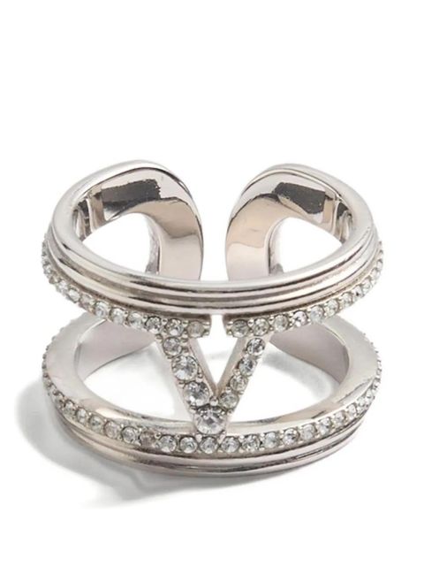 Valentino Garavani crystal ring - Silver - zdjęcie produktu nr 1