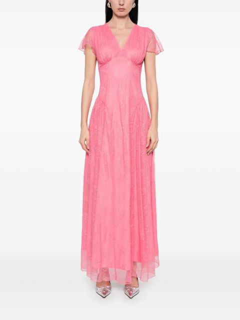 ROTATE BIRGER CHRISTENSEN lace maxi dress - Pink