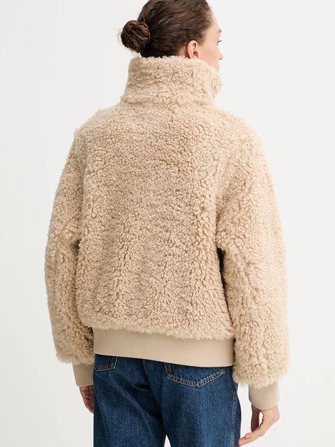 Marc O'Polo kurtka kolor beżowy przejściowa 5000006439