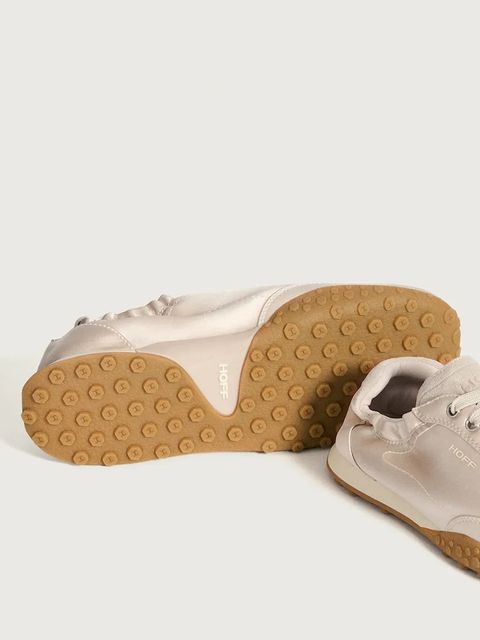 Hoff sneakersy BRIDGE SATIN BEIGE damskie kolor beżowy 22561006