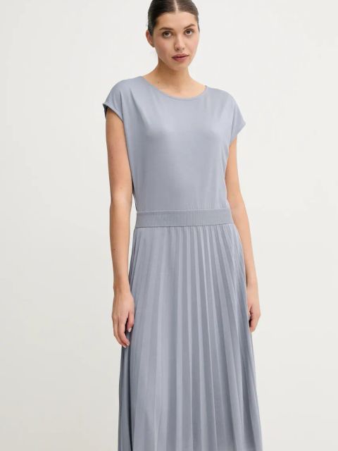 Marc O'Polo sukienka kolor niebieski midi rozkloszowana 503212359111