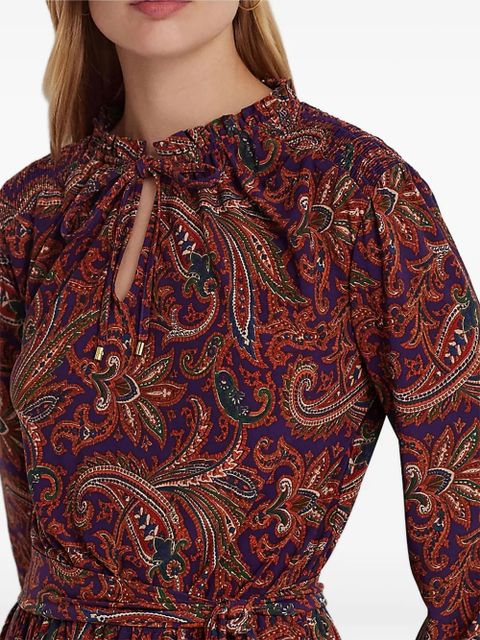 Lauren Ralph Lauren paisley-print midi dress - Red