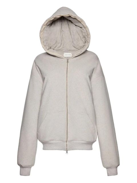 Magda Butrym lace-trimmed hoodie - Grey - zdjęcie produktu nr 2