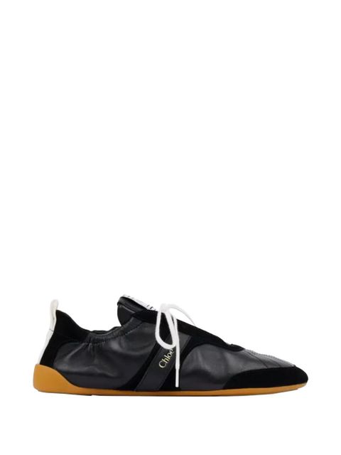 Chloé lace-up low-top sneakers - Black - zdjęcie produktu nr 1