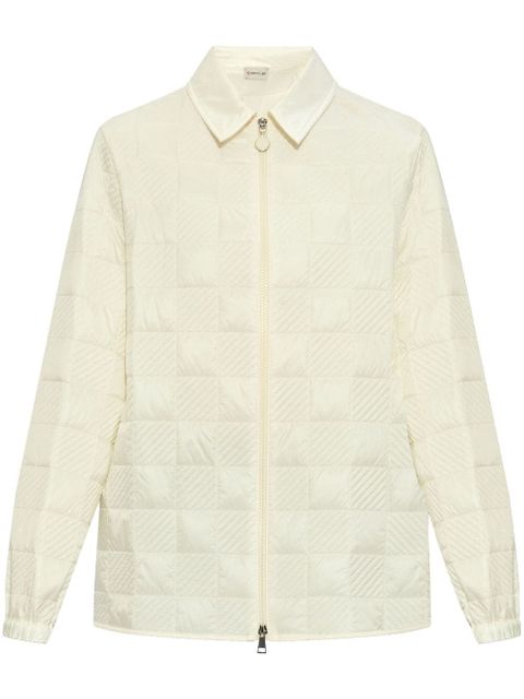 Moncler logo-appliqué jacket - Neutrals - zdjęcie produktu nr 1