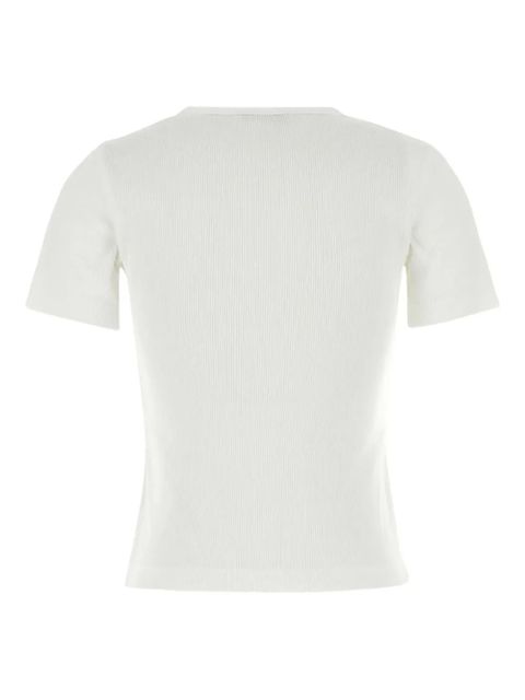 Tory Burch logo-patch T-shirt - White - zdjęcie produktu nr 2