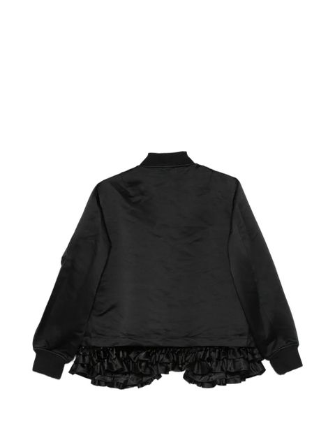 Comme Des Garçons ruffled bomber jacket - Black - zdjęcie produktu nr 2