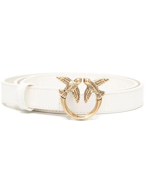 PINKO love bird buckle belt - White - zdjęcie produktu nr 1