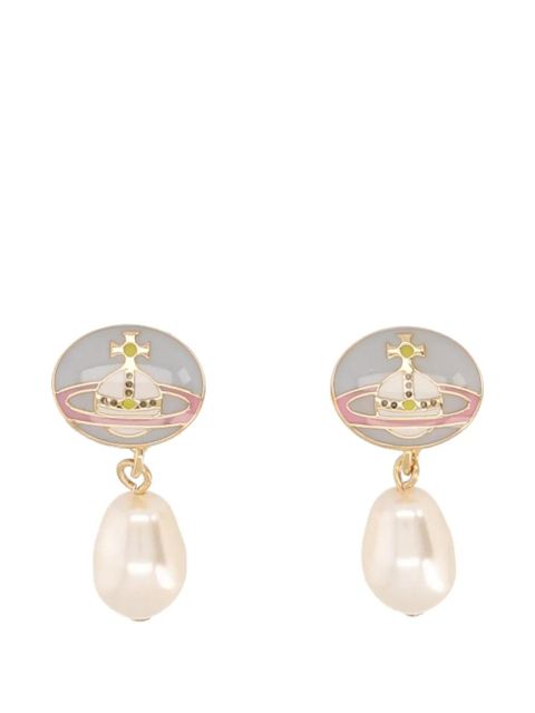 Vivienne Westwood Loelia drop earrings - Gold - zdjęcie produktu nr 2