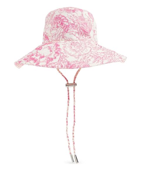 Versace Medusa Head printed bucket hat - Pink