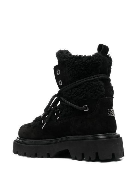 Casadei suede ankle boots - Black