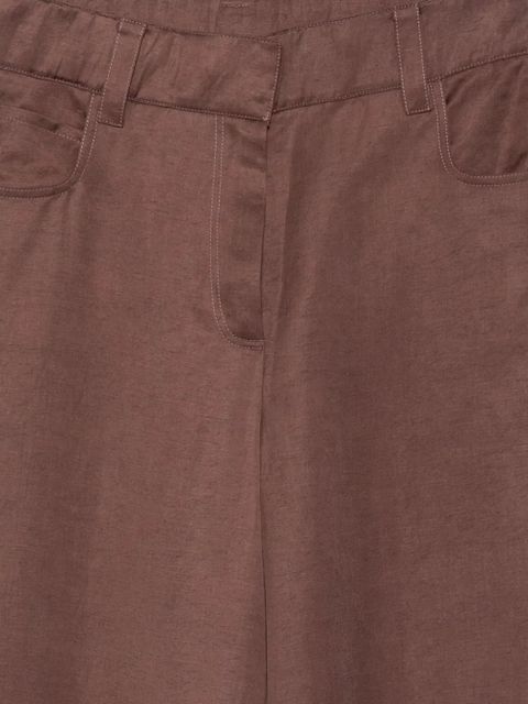 Alysi wide-leg trousers - Brown