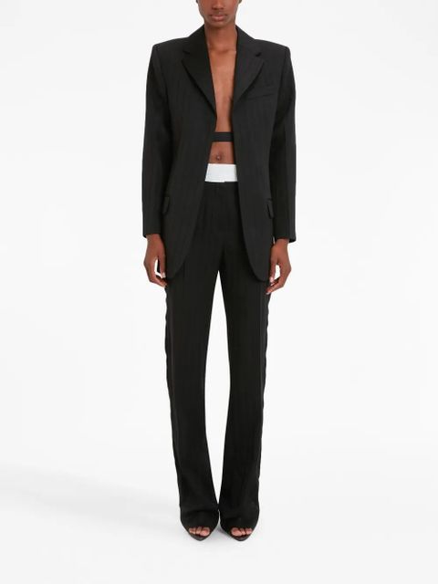 Victoria Beckham open-back single-breasted blazer - Black