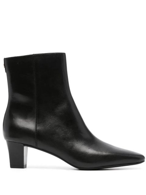 Lauren Ralph Lauren Willa Burnished 55mm leather boots - Black - zdjęcie produktu nr 1