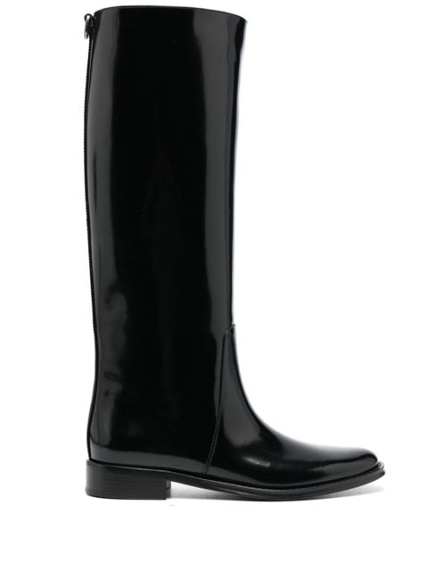 Saint Laurent Hunt 25mm leather boots - Black - zdjęcie produktu nr 1