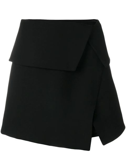 Balmain asymmetric foldover skirt - Black - zdjęcie produktu nr 1