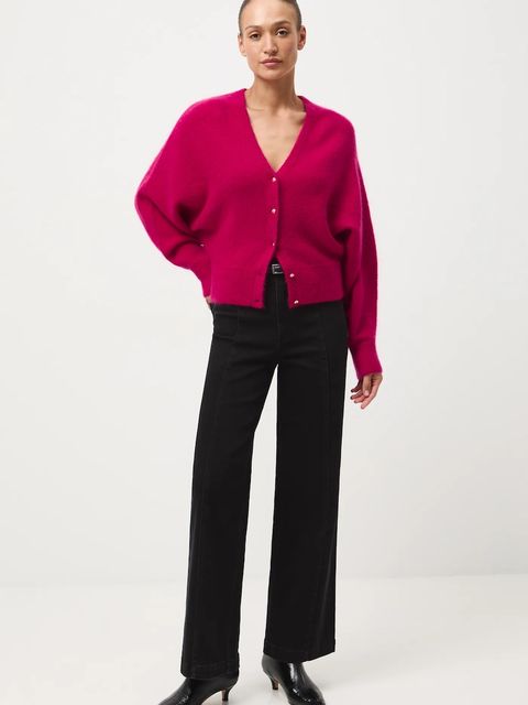 Medicine kardigan damski kolor czerwony - zdjęcie produktu nr 1