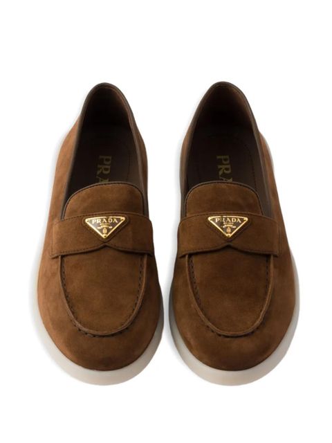 Prada suede loafers - Brown