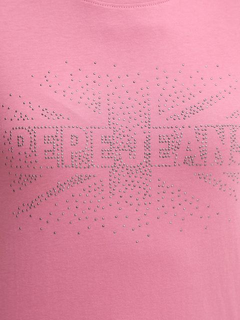 Pepe Jeans t-shirt bawełniany damski kolor różowy PL5000026