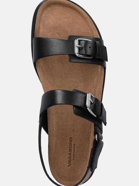 Vagabond Shoemakers sandały skórzane EFFIE damskie kolor czarny 5922-201-20