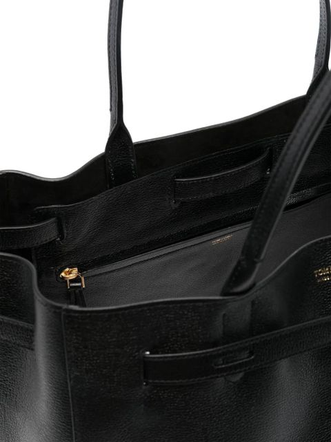 TOM FORD Audrey leather tote bag - Black