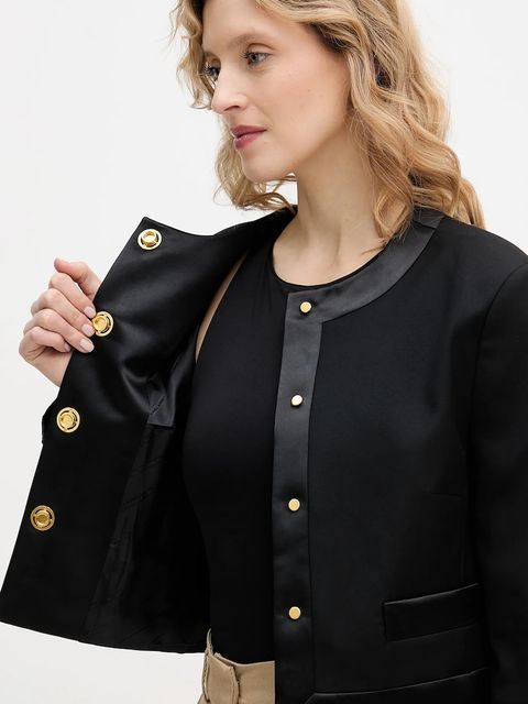 Karl Lagerfeld marynarka z domieszką wełny KARL DAILY