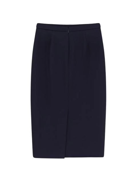 Max Mara high-waisted slit skirt - Blue - zdjęcie produktu nr 2