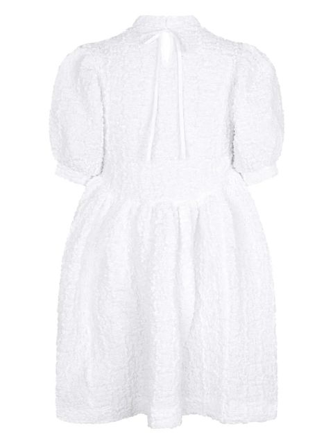 Cecilie Bahnsen Uma smocked minidress - White