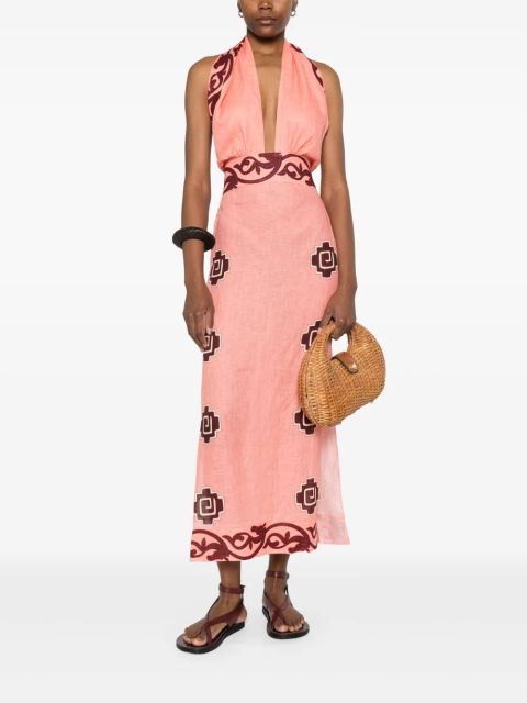 Johanna Ortiz Energetic midi dress - Pink