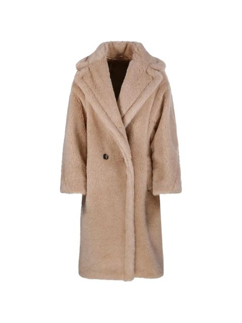 Max Mara double-breasted fur coat - Neutrals - zdjęcie produktu nr 1
