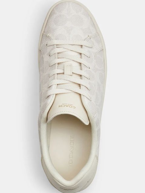 Coach sneakersy High Line damskie kolor beżowy CCN67