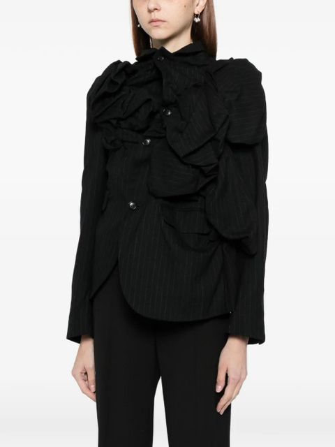 Comme Des Garçons draped jacket - Black
