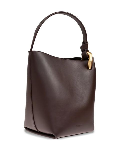 JW Anderson leather shoulder bag - Brown