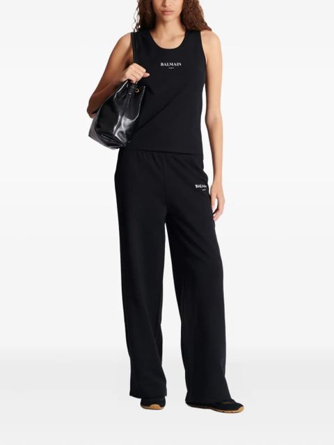 Balmain logo-print track pants - Black - zdjęcie produktu nr 2