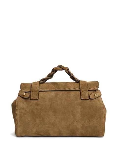Mulberry braided handle tote bag - Brown - zdjęcie produktu nr 2