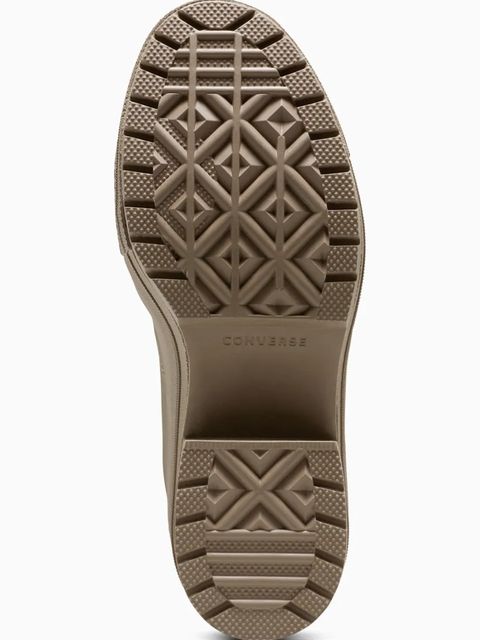 Converse botki skórzane Chuck 70 De Luxe Heel damskie kolor brązowy na słupku lekko ocieplone A13064C