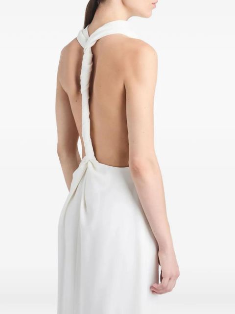 Proenza Schouler twisted back Selena dress - White
