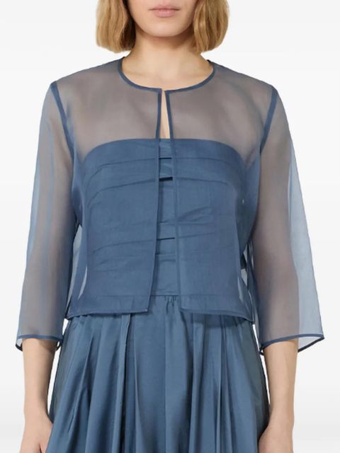 Max Mara Abitata organza jacket - Blue - zdjęcie produktu nr 2