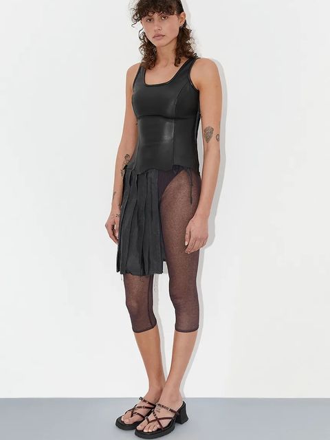 Miista klapki skórzane Jaslene