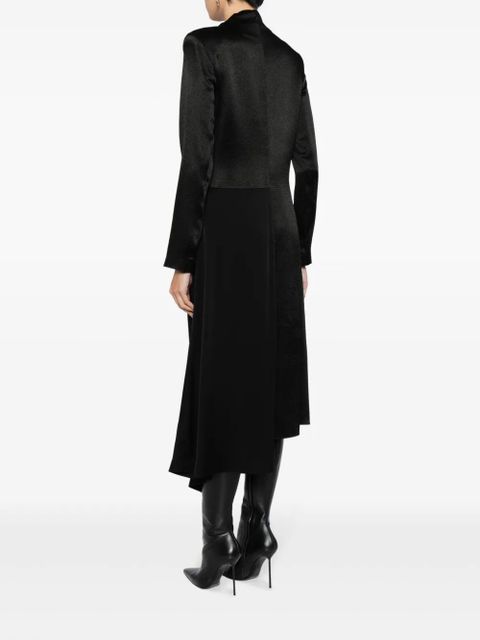 Givenchy crystal-embellished satin midi dress - Black