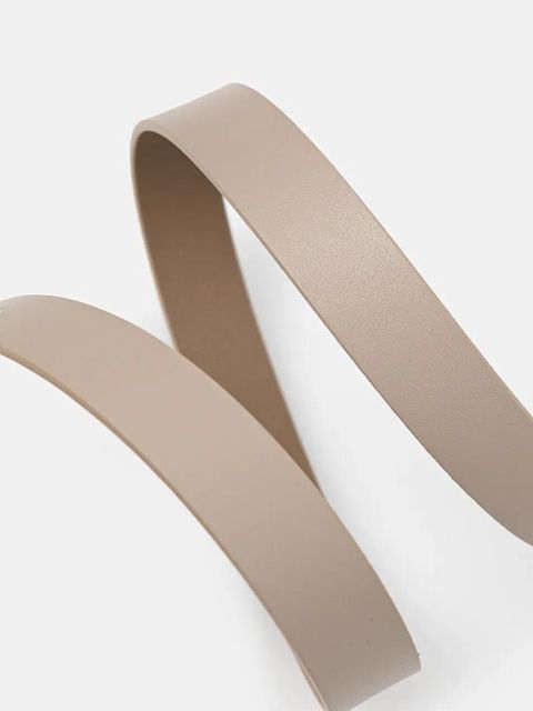 Tommy Hilfiger pasek damski kolor beżowy AW0AW17494 - zdjęcie produktu nr 2