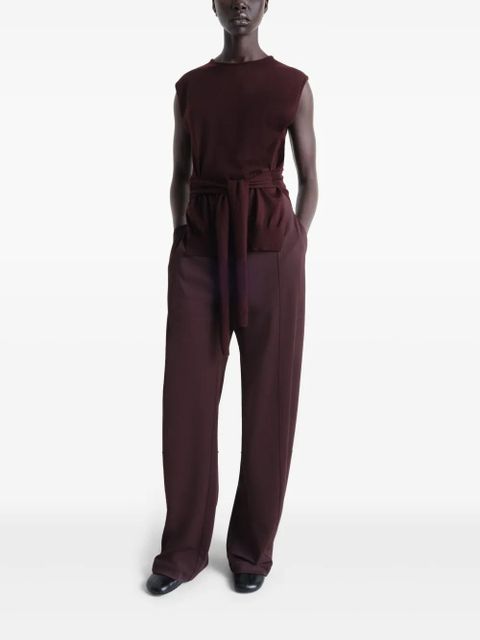 LEMAIRE Trompe L'Oeil jumper - Red