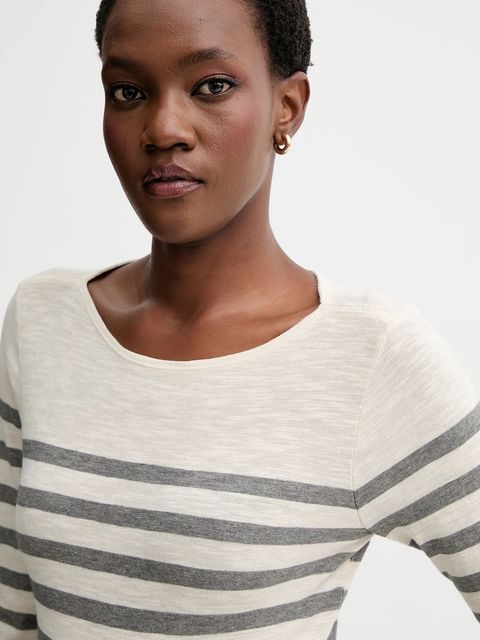 Marc O'Polo longsleeve bawełniany kolor beżowy 510219652597