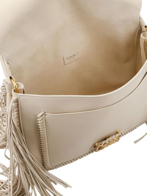 Burberry Rider fringe whipstitch shoulder bag - Neutrals