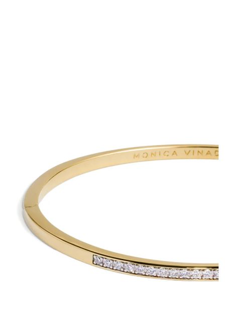 Monica Vinader Essential diamond bangle bracelet - Gold - zdjęcie produktu nr 2