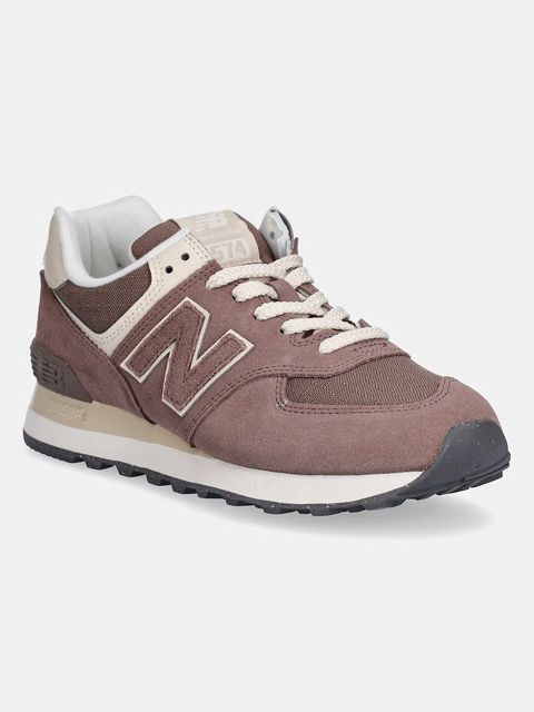 New Balance sneakersy zamszowe 574 damskie kolor brązowy WL574RTS - zdjęcie produktu nr 1