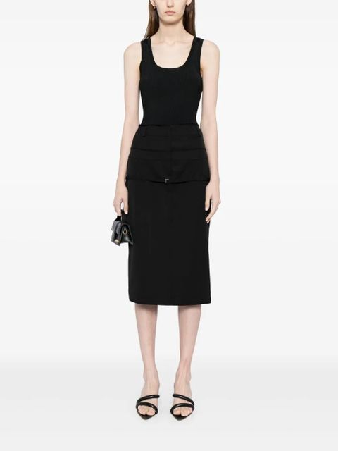 ZIMMERMANN Halliday ribbed tank top - Black - zdjęcie produktu nr 2