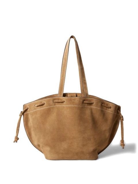 Claudie Pierlot Alban suede shoulder bag - Brown