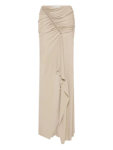 Christopher Esber Shibari ruched maxi skirt - Neutrals - zdjęcie produktu nr 1