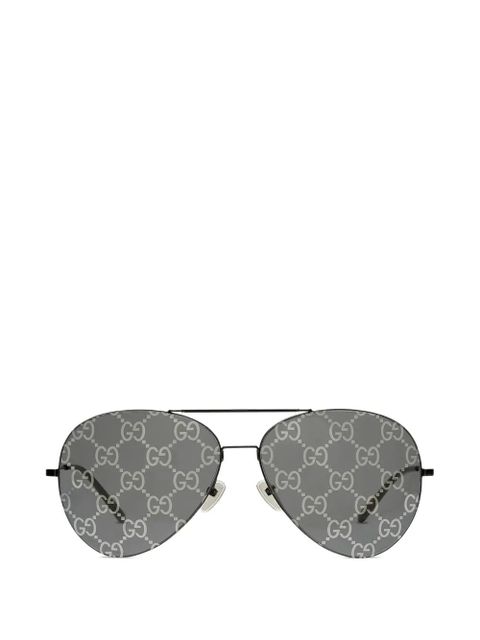 Gucci Eyewear pilot-frame sunglasses - Black - zdjęcie produktu nr 1